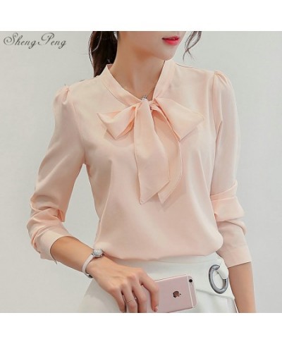 Long sleeve chiffon blouse womens tops and blouses shirt 2023 office lady shirt women tops blusas feminine blouse V1762 $24.9...