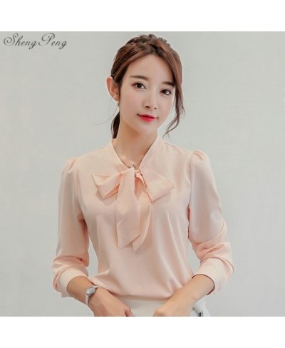 Long sleeve chiffon blouse womens tops and blouses shirt 2023 office lady shirt women tops blusas feminine blouse V1762 $24.9...