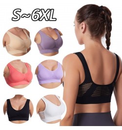 Women's Large Size Sport Bra Seamless Crop Top For Women Gym Underwear Without Steel Ring Ladies Padded Bralette Unwired Bras...