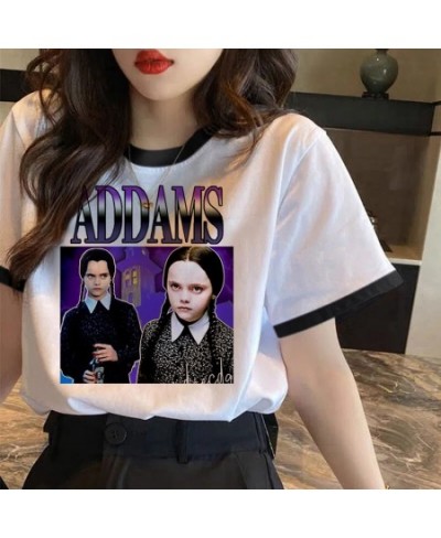 i Hate Everything Wednesday Addams tshirt women manga streetwear t shirt girl manga clothing $22.20 - Tops & Tees