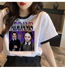 i Hate Everything Wednesday Addams tshirt women manga streetwear t shirt girl manga clothing $22.20 - Tops & Tees