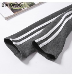 Womens New Casual Leggings Side White Stripe Elastic Cotton Leggings Pants Women Clothing Fashion Legging for Women $24.24 - ...