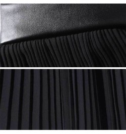 Adjustable Metal Button Split-Side Pleated Skirt Summer Fashion High Street Black Midi Skirts For Women 2023 New $50.91 - Skirts