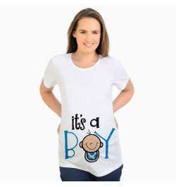 Women's T-Shirts Cartoon Maternity Tops Baby Funny Pregnancy T Shirts Short Sleeve T-shirts for Pregnant Women Tees S-3XL $22...