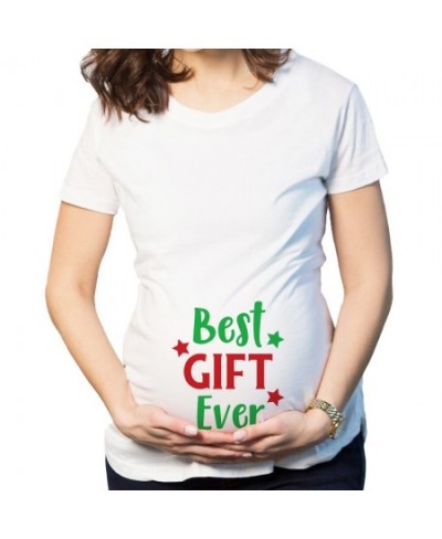 Women's T-Shirts Cartoon Maternity Tops Baby Funny Pregnancy T Shirts Short Sleeve T-shirts for Pregnant Women Tees S-3XL $22...