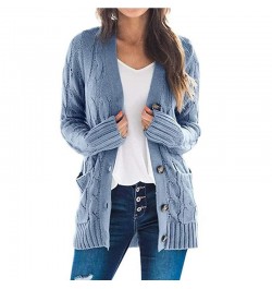 Knit Sweater Women Autumn 2023 Female Casual Long Sleeve Button Cardigan Knitted Sweaters Coat Femme Long Cardigans $34.61 - ...