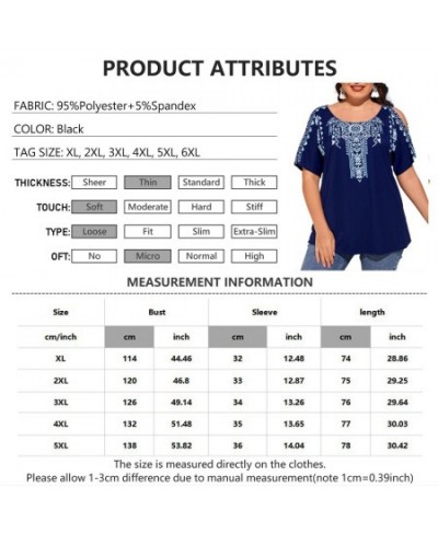 5XL Plus Size Loose TShirt Women 2023 Summer O Neck Slit Short Sleeve Floral Print Ethnic Casual Oversized Ladies Tunic Tops ...