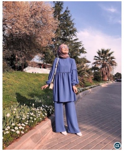Eid Mubarak Kaftan Dubai Abaya Turkey Muslim Fashion Hijab Dress Sets Islam Clothing Abayas For Women Musulman Ensembles De $...