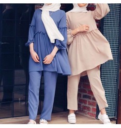 Eid Mubarak Kaftan Dubai Abaya Turkey Muslim Fashion Hijab Dress Sets Islam Clothing Abayas For Women Musulman Ensembles De $...