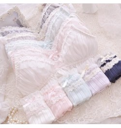 6 color Lolita Women's Cute Bow Print Bra & Panties Lingerie Set Girl Bras Briefs Underwear Set Women Bra and Panty Set $52.4...