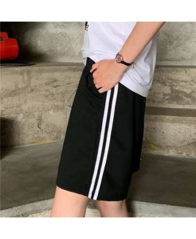 Five Points Sport Women Shorts 2023 Summer Loose Wide High Waist Shorts biker Casual Black Gray Striped Short Pants Oversized...