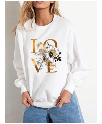 Fashion Women Casual Graphic Sweatshirts Clothing Clothes Avocado Love Cartoon Style Autumn Spring Print Wear Pullovers $24.0...