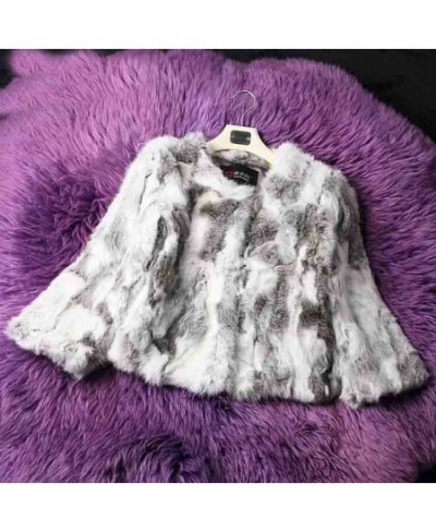 New Genuine Rex Rabbit Fur Coat Real Fur Waistcoat Nature Pure Factory Hot Wholesale Jacket Colorful Overcoat DFP877 $103.57 ...