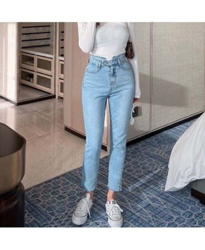 Vintage Jeans for Women Streetwear Hole 2023 Summer High Waisted Harm Pants Ladies Spring Hole Y2k Bottoms Mom Spring $49.25 ...