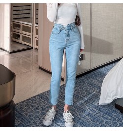 Vintage Jeans for Women Streetwear Hole 2023 Summer High Waisted Harm Pants Ladies Spring Hole Y2k Bottoms Mom Spring $49.25 ...