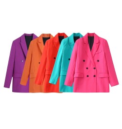 Women's Blazer Suit Skirt Office Ladies Blazer Jacket Suit Long Sleeve Coat Summer Outwear Woman Double Breasted Two Piece Se...