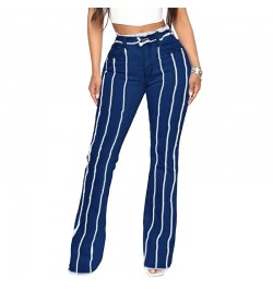 2023 Stretch Jeans Women's Vintage Fashion High Waist Flare Jeans Women Slim Spliced Bell Bottom Streetwear Wash Denim Trouse...