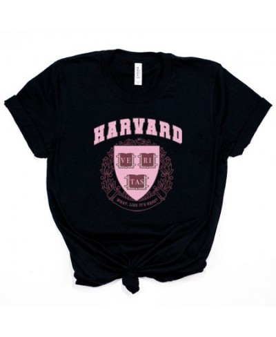 Harvard Legally Blonde Tee What Like It's Hard Funny University Collage T-shirt Tv Show Inspired Kawaii Graphic Tee Harajuku ...