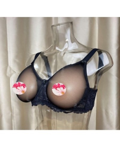 LACE Pocket Bra for Silicone Breastforms Mastectomy Crossdresser Cosplay $44.72 - Underwear