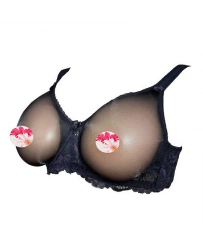 LACE Pocket Bra for Silicone Breastforms Mastectomy Crossdresser Cosplay $44.72 - Underwear