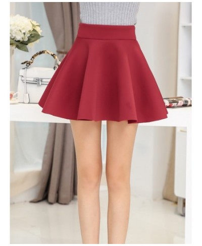 High-Waisted Skirt Female Korean Fashion Casual Sexy Party Club Mini Skirts XS-5XL A-Line Jupe Skort for women $42.16 - Bottoms