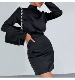 Women's Clothing 2023 O-Neck Long Sleeve Female Dress Elegant Summer Mini Dress Robe Rouge Tunic Shirt Women Frocks Sundresse...