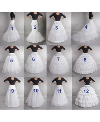 Puffy 6 Hoops Wedding Petticoat Crinoline Slip Bridal Underskirt High Quality $34.41 - Skirts