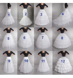 Puffy 6 Hoops Wedding Petticoat Crinoline Slip Bridal Underskirt High Quality $34.41 - Skirts