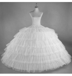 Puffy 6 Hoops Wedding Petticoat Crinoline Slip Bridal Underskirt High Quality $34.41 - Skirts