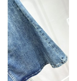 Early Spring 2023 New Vintage Denim Skirt Women's All-matching Mid-Length Design Elastic Slimming Slim Fit Fishtail Skirt $64...