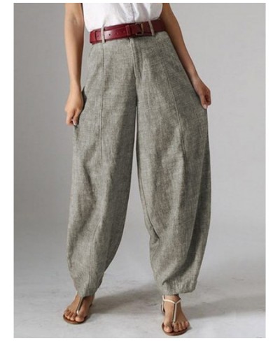 Harem Baggy Side Pockets Pantalon Trousers Autumn Women's Pant Femme Fashion Causal Oversize Elegant Holiday Palazzo 2023 $44...