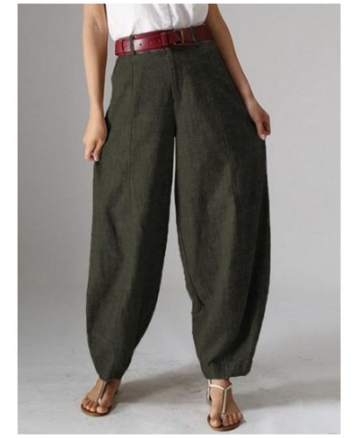 Harem Baggy Side Pockets Pantalon Trousers Autumn Women's Pant Femme Fashion Causal Oversize Elegant Holiday Palazzo 2023 $44...