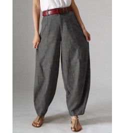 Harem Baggy Side Pockets Pantalon Trousers Autumn Women's Pant Femme Fashion Causal Oversize Elegant Holiday Palazzo 2023 $44...