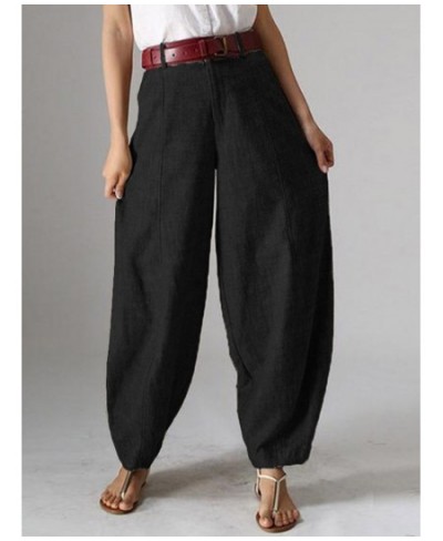 Harem Baggy Side Pockets Pantalon Trousers Autumn Women's Pant Femme Fashion Causal Oversize Elegant Holiday Palazzo 2023 $44...