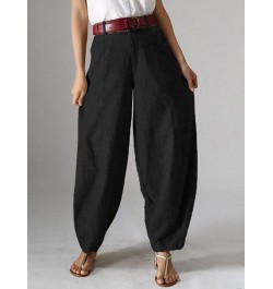 Harem Baggy Side Pockets Pantalon Trousers Autumn Women's Pant Femme Fashion Causal Oversize Elegant Holiday Palazzo 2023 $44...