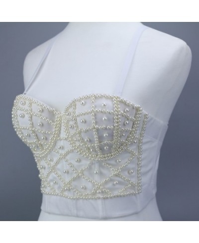 Rhinestone Diamond Sequin Tank Top Women Bra Camis Shirt Woman Clothing y2k Shaper Sexy Corset Ladies Crop Tops Blusas $43.89...