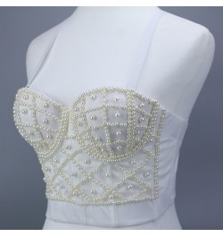 Rhinestone Diamond Sequin Tank Top Women Bra Camis Shirt Woman Clothing y2k Shaper Sexy Corset Ladies Crop Tops Blusas $43.89...