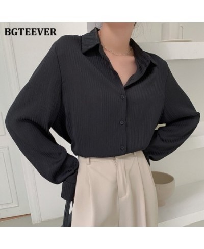 Office Ladies Striped Women Blouses Tops Full Sleeve Loose Women Shirts Elegant Spring Blusas Mujer 2023 $35.53 - Women Tops