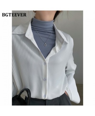 Office Ladies Striped Women Blouses Tops Full Sleeve Loose Women Shirts Elegant Spring Blusas Mujer 2023 $35.53 - Women Tops