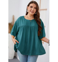 Plus Size Women Clothing Pure Color Ruffles Loose Casual Cool Summer Women's Shirts 2022 Modest Elegant Big Size Women's $45....