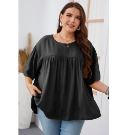 Plus Size Women Clothing Pure Color Ruffles Loose Casual Cool Summer Women's Shirts 2022 Modest Elegant Big Size Women's $45....