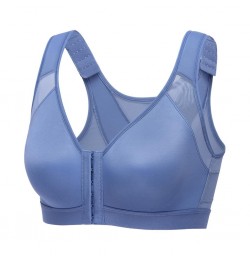 Women's Plus Size Full Coverage Front Closure Wire Free Back Support Posture Bra $53.66 - Underwear