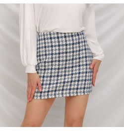 Autumn New Woolen Plaid Skirts Women High Waist Sexy Mini Short Pencil Skirt Women Vintage Black Cotton Harajuku Skirt $30.20...