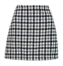 Autumn New Woolen Plaid Skirts Women High Waist Sexy Mini Short Pencil Skirt Women Vintage Black Cotton Harajuku Skirt $30.20...