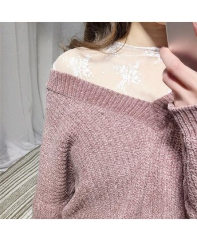 Sexy Mesh Tops Harajuku See Through T Shirt Hollow Out Transparent Long Sleeve Undershirt Base Net Tops Club Heart Star $14.4...