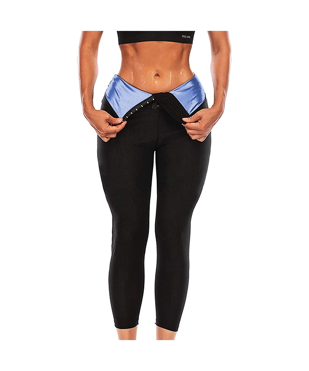 High Waist Slimmer Tights Long Slimming Pants Weight Loss Thermo Sweat Sauna Neoprene Workout Body Shapers $24.08 - Underwear