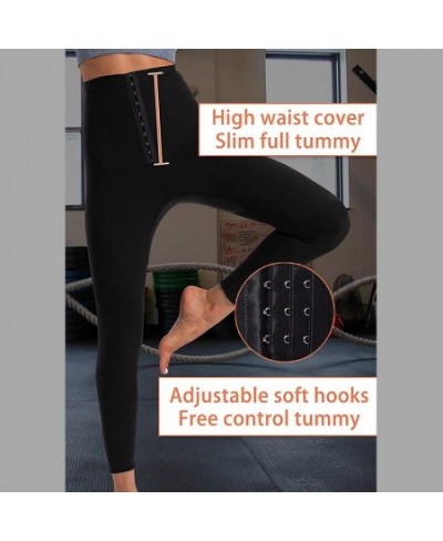 High Waist Slimmer Tights Long Slimming Pants Weight Loss Thermo Sweat Sauna Neoprene Workout Body Shapers $24.08 - Underwear