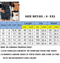 Fashion PU Leather Skirt Vintage Women 2023 Sexy High Waist Bodycon Zipper Belt Mini Short Skirt Office Pencil Skirt Plus Siz...