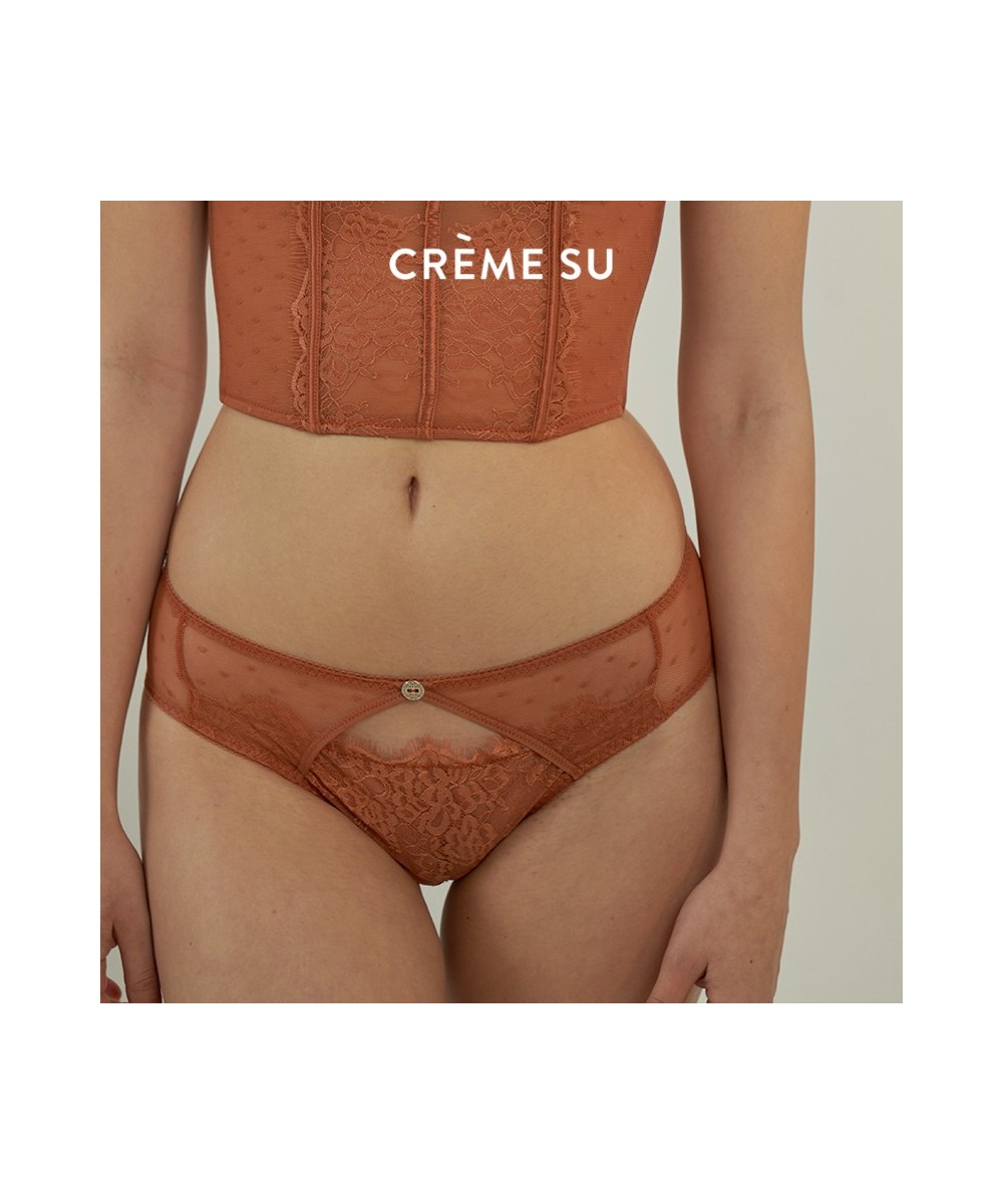 Cremesu Underwear Stella Eyelash Lace Briefs Sexy Low Waist Panties Women Stitching Panties Women seamless panties $108.20 - ...