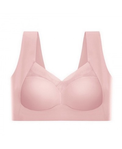 High-quality Sexy Seamless Bra Without Steel Ring Push Up Sports Brassiere Comfortable Anti-Walking Seamless Bra Sleep $14.60...